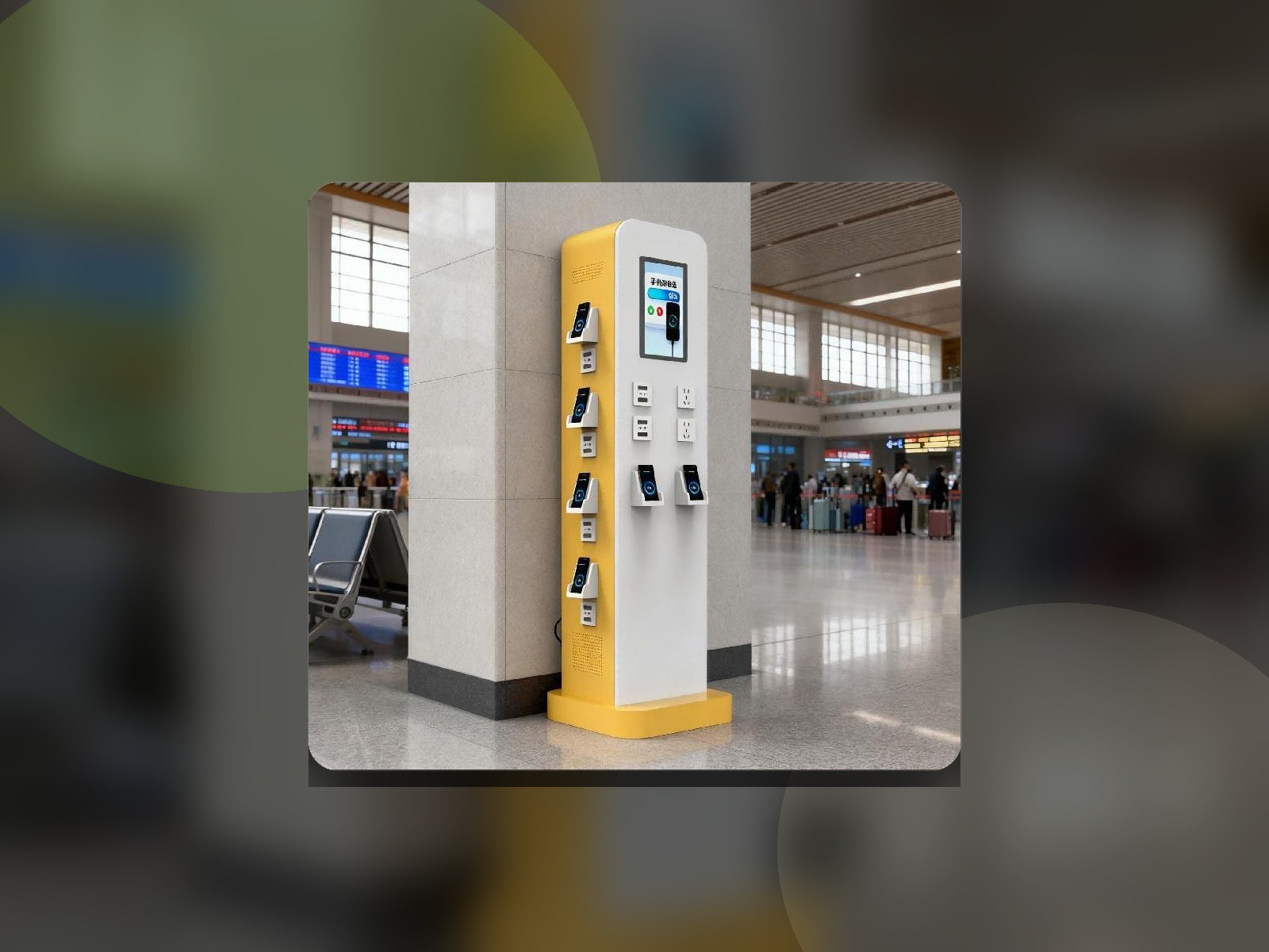 手机充电桩真实设备图